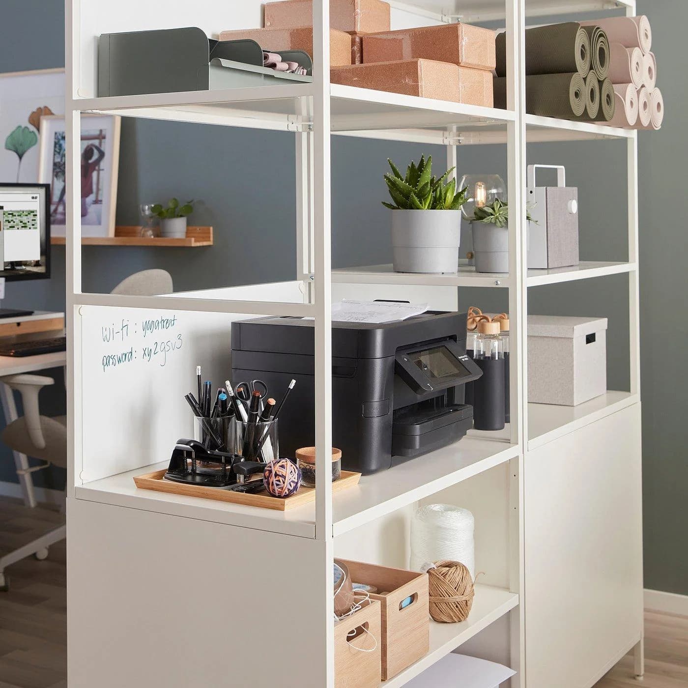 IKEA TROTTEN Schiebetürenschrank Weiß