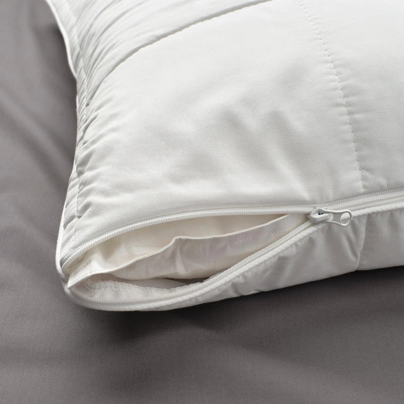 IKEA ÄNGSKORN Kissenschoner Weiß mit Reißverschluss