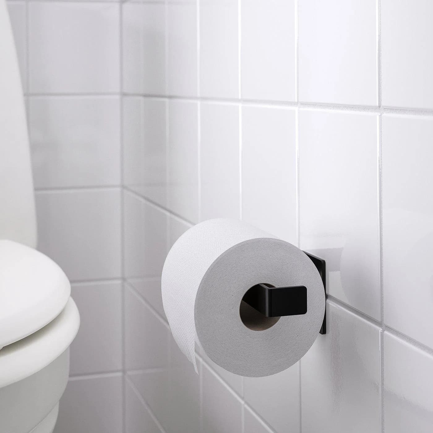 IKEA SKOGSVIKEN Toilettenpapierhalter Schwarz