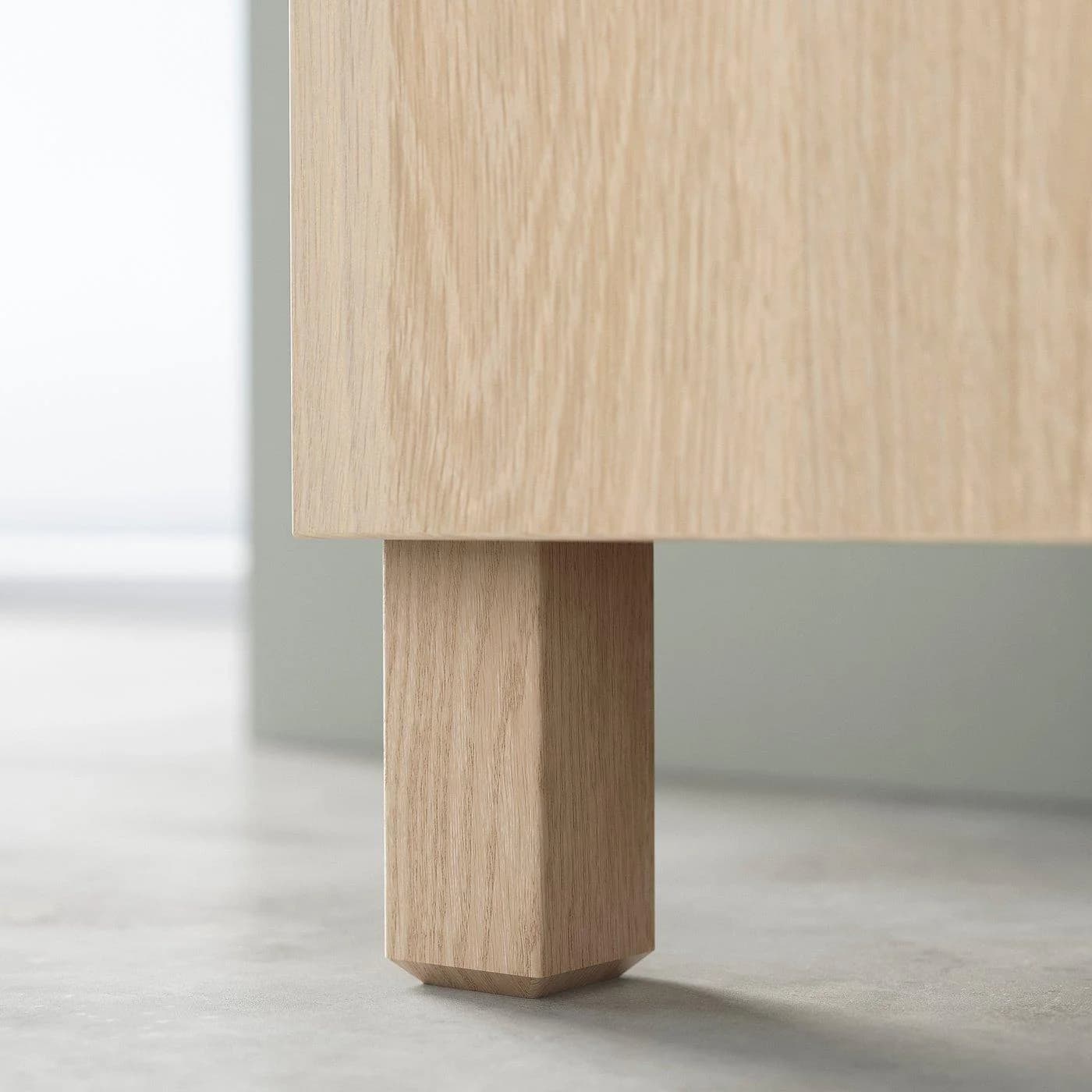 IKEA STUBBARP Bein Eicheneffekt verstellbar