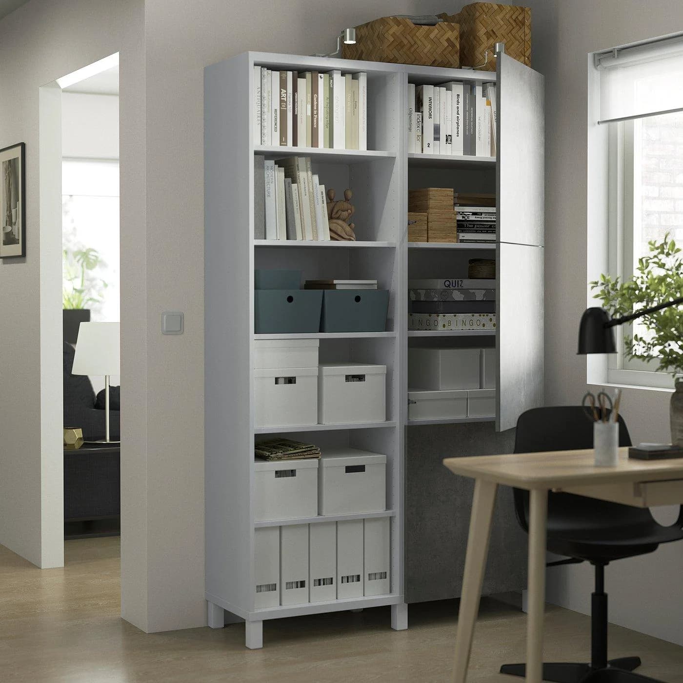 IKEA BESTÅ Aufbewahrung mit Türen Weiß Kallviken Stubbarp