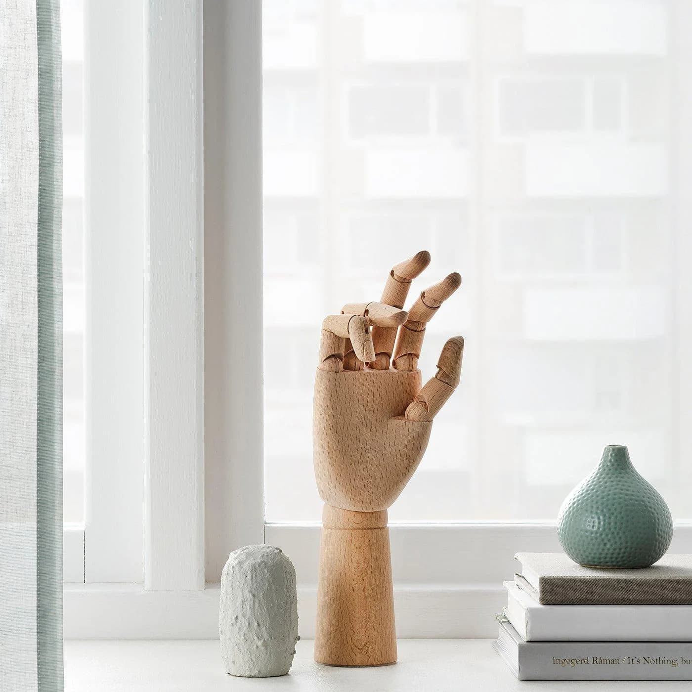 IKEA HANDSKALAD Dekoration Hand naturfarben
