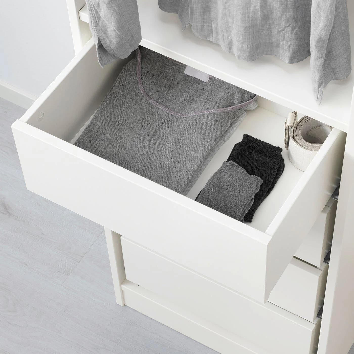 IKEA KOMPLEMENT Schublade Weiß für PAX Kleiderschrank
