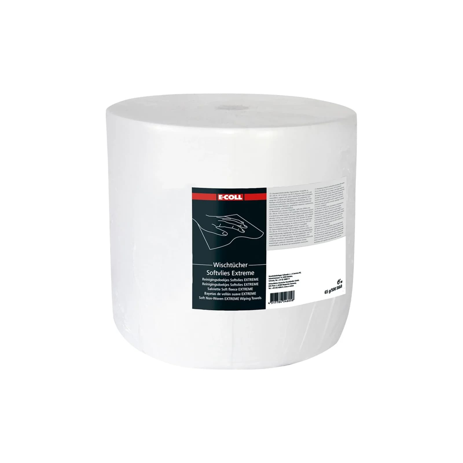 E-COLL Wischtuch Softvlies Extreme 500 Blatt 30x38mm Weiß