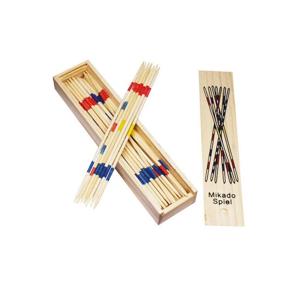 Osma Mikado Spielesammlung Holz Geschicklichkeitsspiel