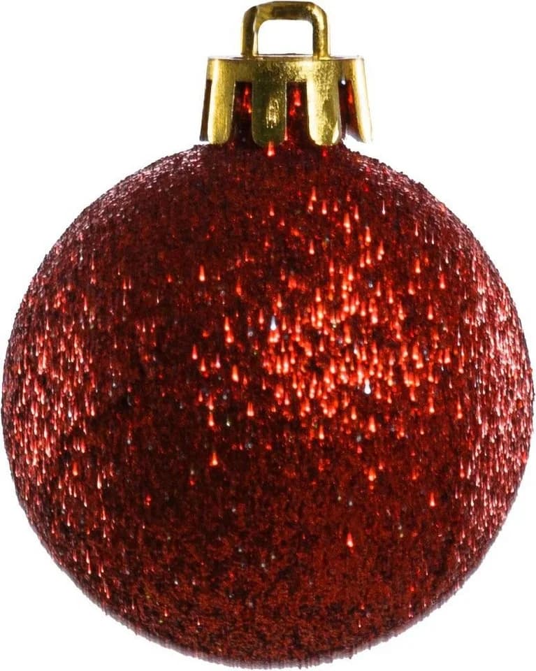 Trend Line Weihnachtskugeln 4 cm Rot 12 Stück - Bild 4
