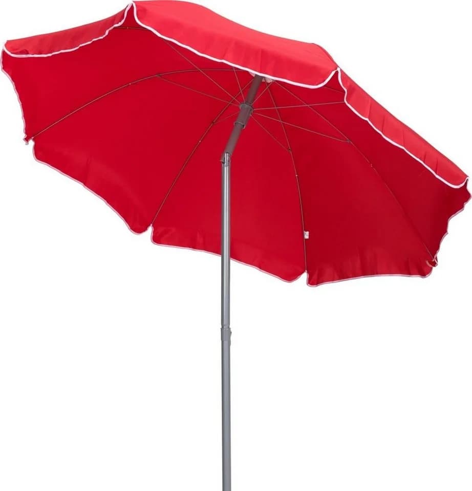 Trend Line Sonnenschirm Rot Ø 180 cm mit Knickgelenk - Bild 3