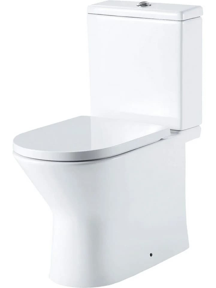Primaster Stand WC Mara spülrandlos Tiefspüler Weiß Komplettset - Bild 2