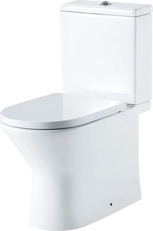 Primaster Stand WC Mara spülrandlos Tiefspüler Weiß Komplettset - Bild 3