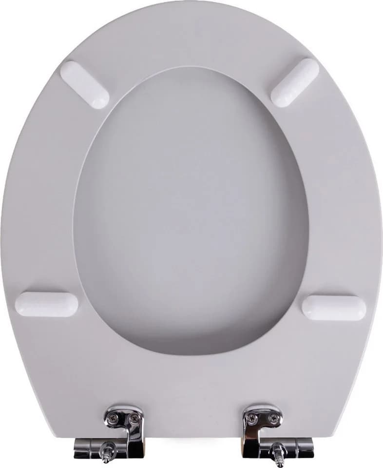 Primaster WC-Sitz mit Absenkautomatik hellgrau Betonoptik