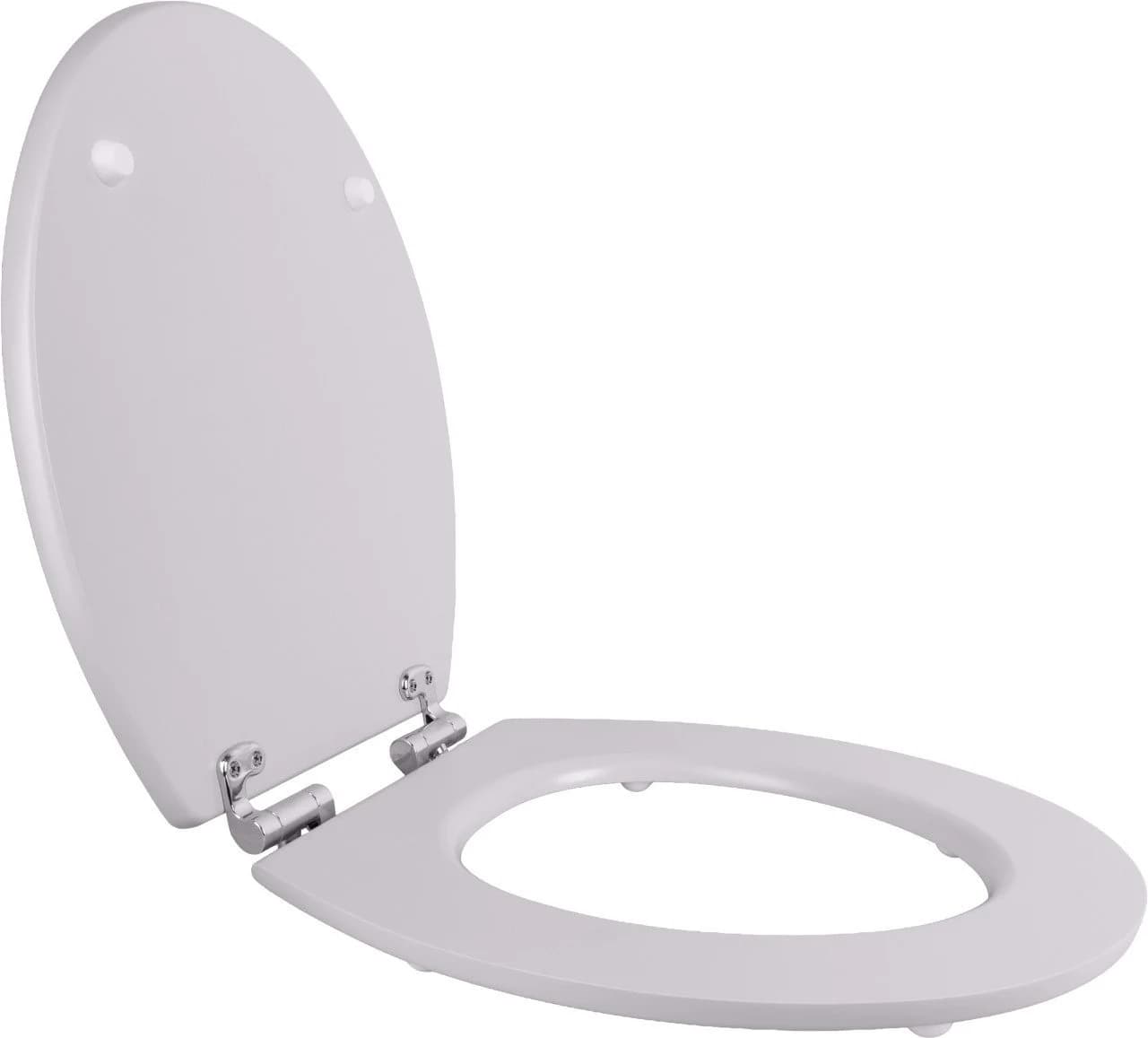 Primaster WC-Sitz mit Absenkautomatik hellgrau Betonoptik - Bild 3