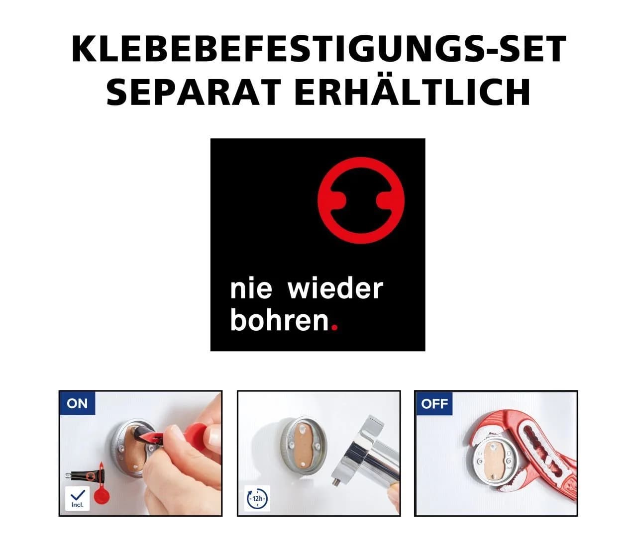 Trend Line Handtuchring Edelstahl gebürstet mit Absenkdämpfer