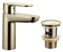 Primaster Waschtischarmatur Prag Lightgold Einhebelmischer Bild 2