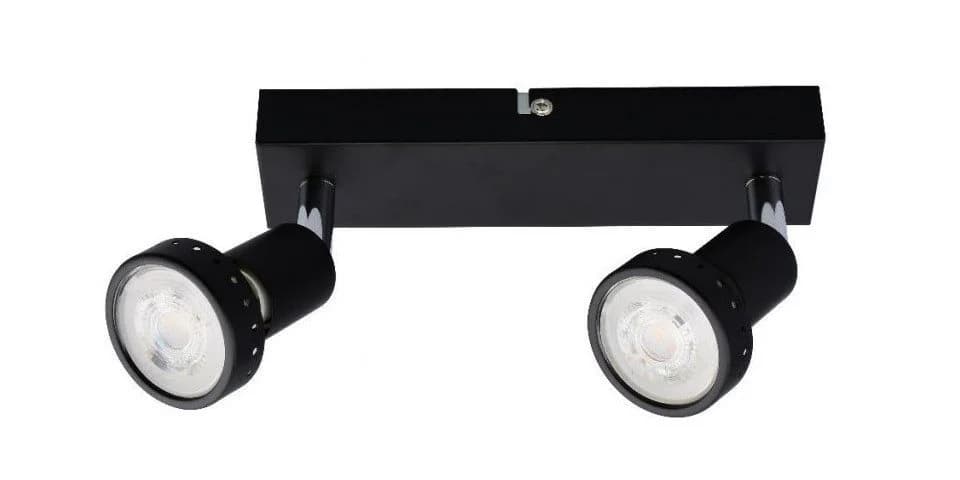Primaster LED Deckenstrahler 2er Spot Chicago Schwarz GU10 - Bild 2