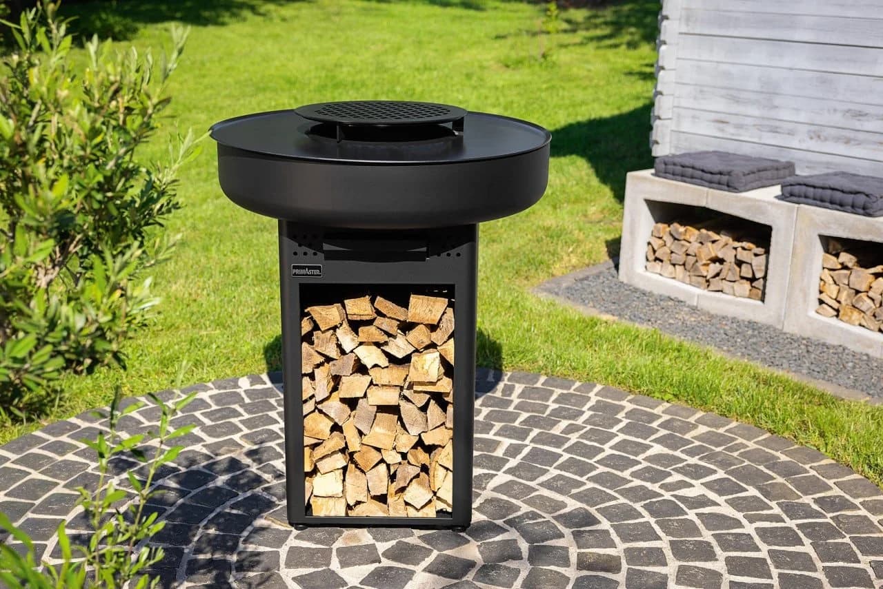 Primaster Holzkohlegrill Brooksdale Schwarz