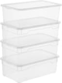 Rotho Aufbewahrungsbox CLEAR 5L transparent 4er-Set Bild 3