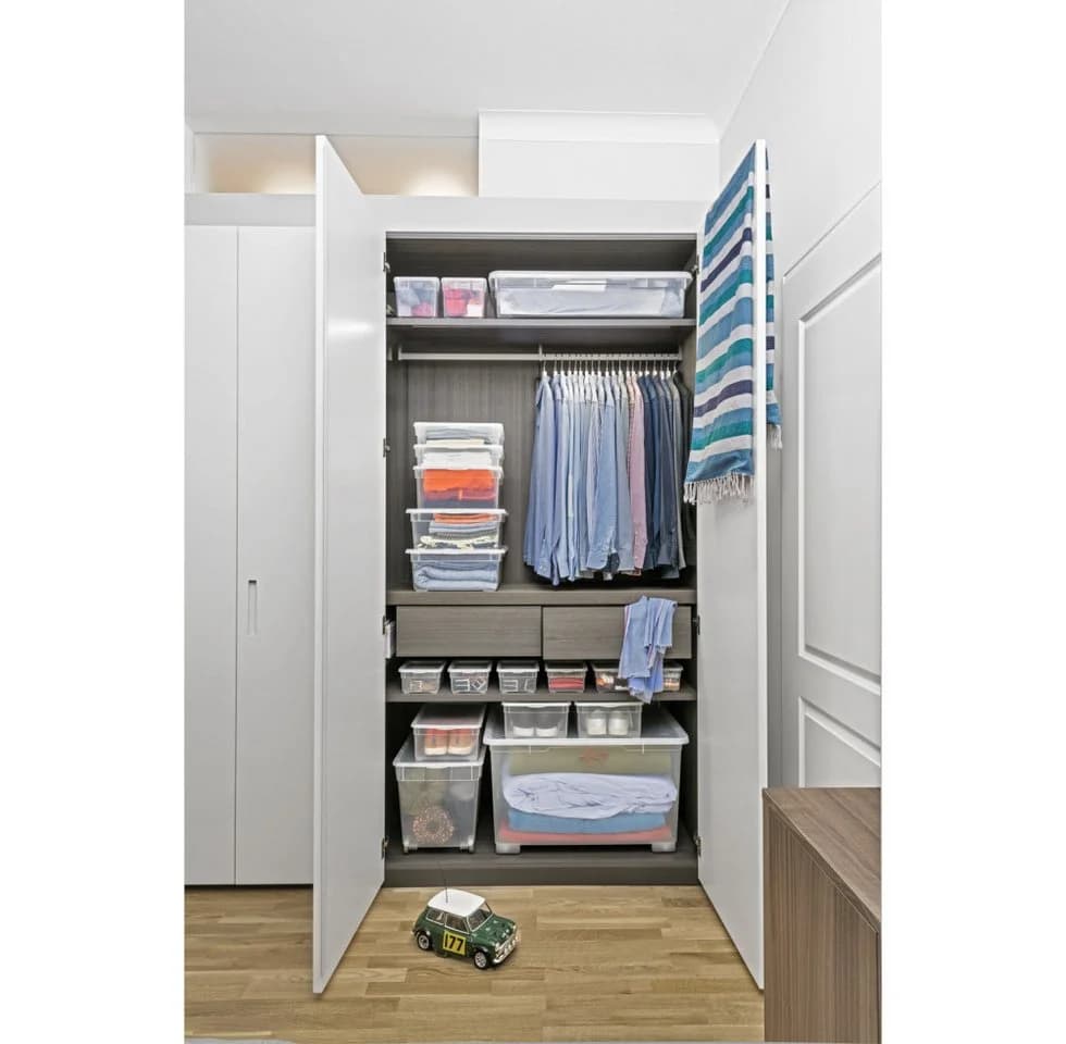 Rotho Aufbewahrungsbox CLEAR 5L transparent 4er-Set - Bild 4