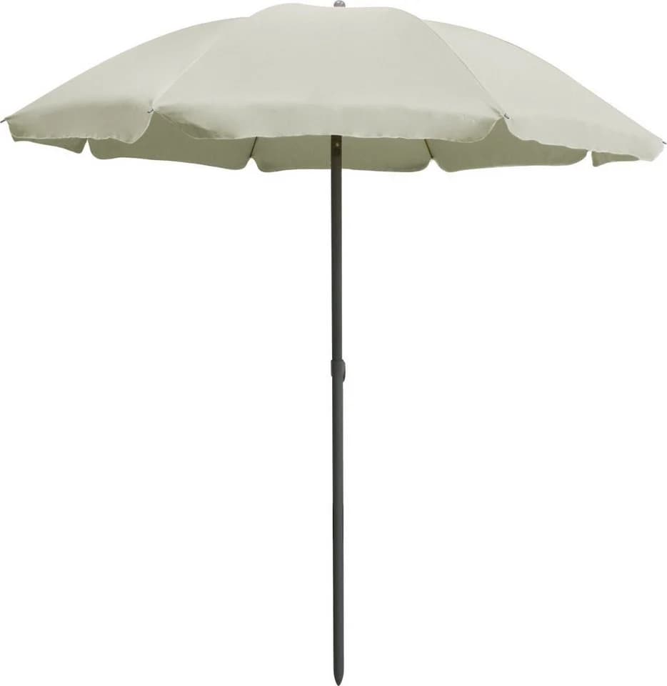 Trend Line Sonnenschirm Creme Ø 180 cm mit UV-Schutz - Bild 5