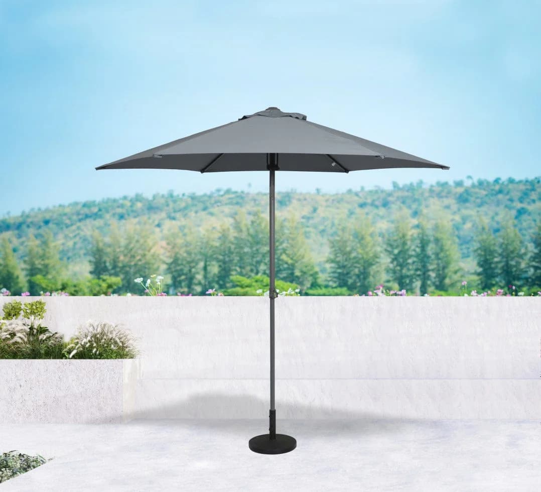 Primaster Sonnenschirm Florida Anthrazit Ø 250 cm mit Knickgelenk - Bild 3