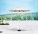 Primaster Sonnenschirm Florida Beige Push-Up-System Bild 1
