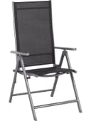 Trend Line Klappstuhl New York Anthrazit Aluminium Textilene Bild 2