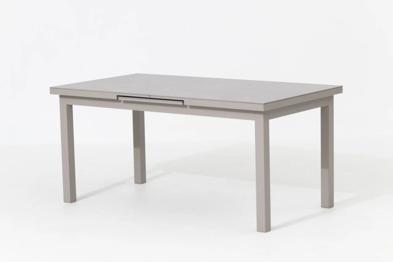 Primaster Gartentisch ausziehbar Aluminium Rhodos hellgrau - Bild 2