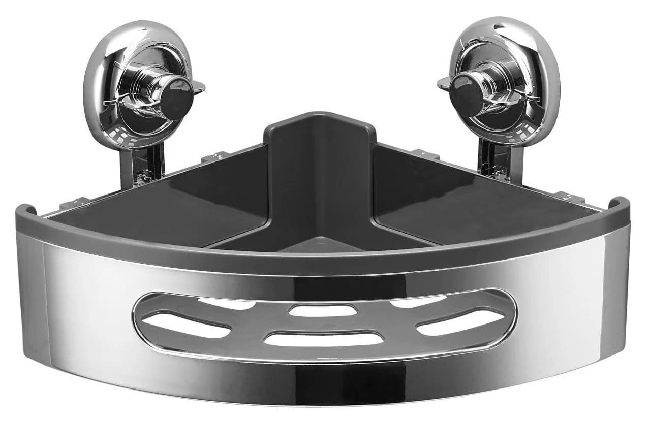 Primaster Eckduschkorb ohne Bohren Octopus Chrom