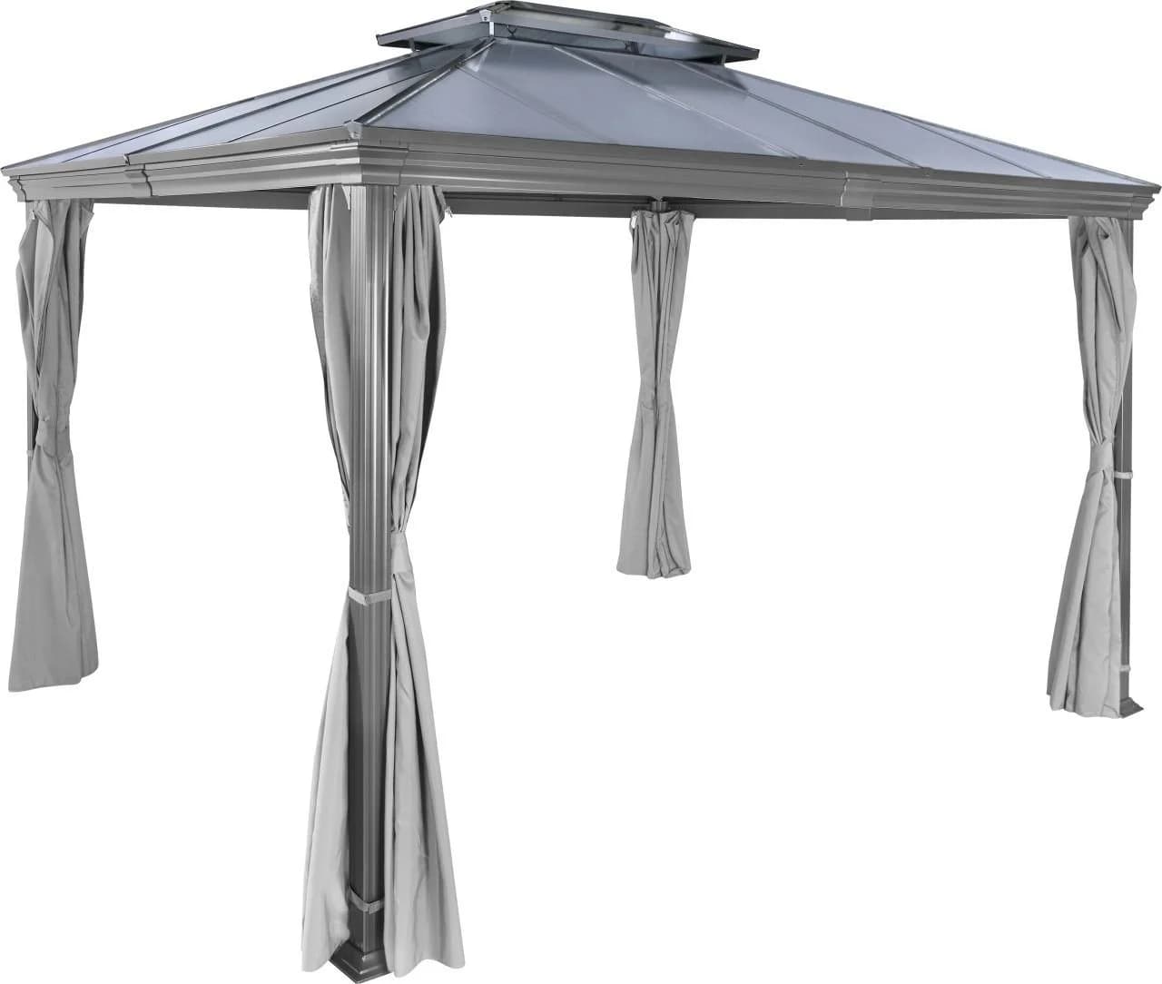 Primaster Pavillon Manhattan Anthrazit mit Polycarbonatdach - Bild 3