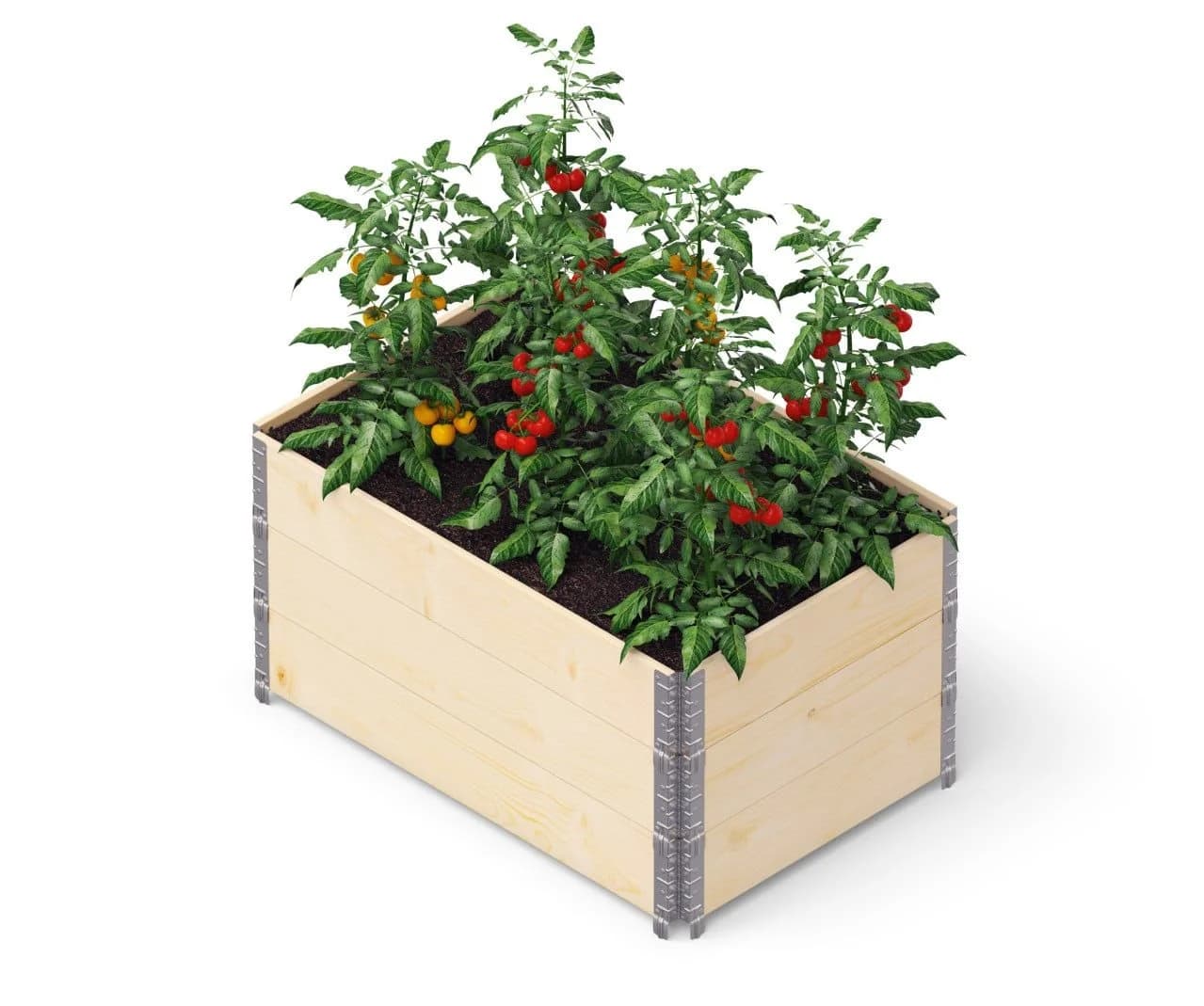 Upyard Palettenrahmen Hochbeet 3er-Set 80 x 60 cm - Bild 2