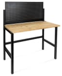Trend Line Klappbare Werkbank mit Massivholzplatte und Lochwand Bild 2