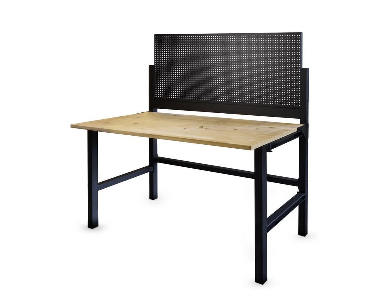 Trend Line Klappbare Werkbank mit Massivholzplatte und Lochwand - Bild 3