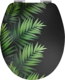 WC-Sitz aus Edelstahl in Schwarz im Palme-Stil Bild 5