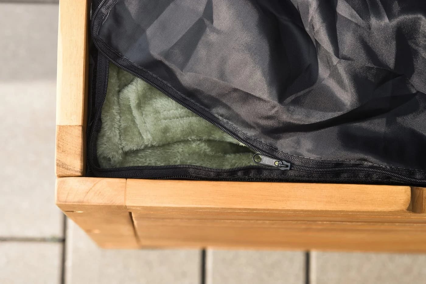 Primaster Auflagenbox Borneo Akazienholz mit Reißverschluss - Bild 5