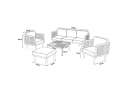 Primaster Gartenlounge-Set Minori 5-tlg. Grau Akazienholz Bild 4