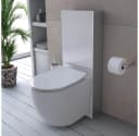 Primaster Vorwandelement WC inkl. Spülkasten Weiß Glas/Aluminium Bild 3