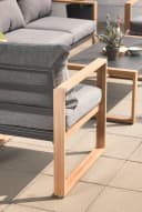Primaster Loungeset Marbella Aluminium Holzoptik Grau Bild 5