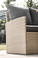 Primaster Gartenlounge-Set Andros Grau PE-Wicker Stahl Bild 1
