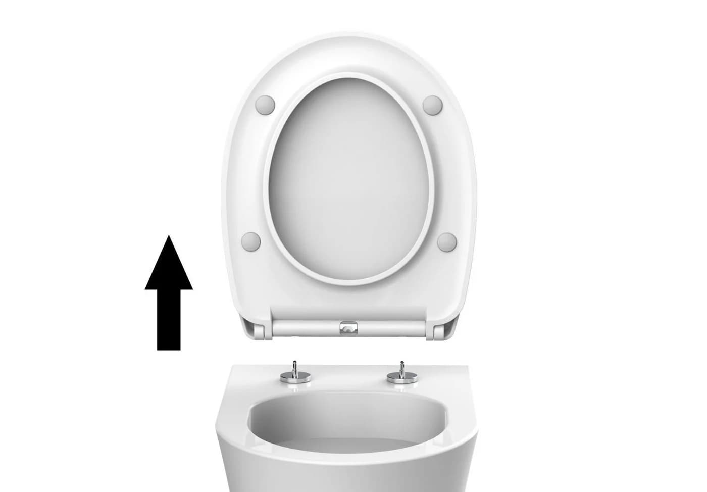 Primaster WC-Sitz Ontario Weiß Absenkautomatik - Bild 5