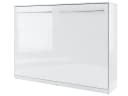 Compleo Schrankbett Horizontal Wandklappbett Lenart CONCEPT PRO Weiß Matt Bild 1