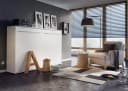 Compleo Schrankbett Horizontal Wandklappbett Lenart CONCEPT PRO Weiß Matt Bild 3