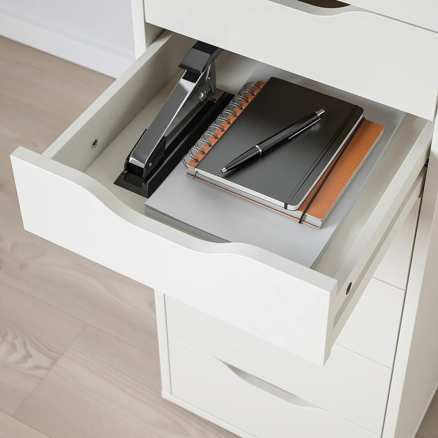 IKEA ALEX Schubladenelement 9 Schubladen Weiß