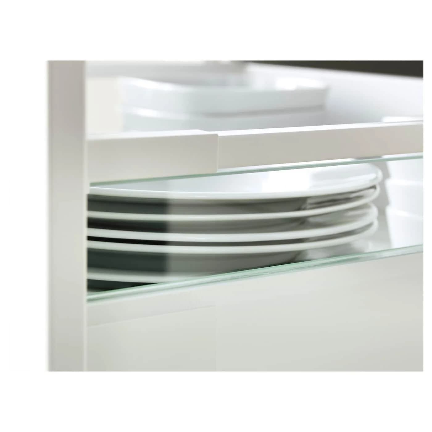 IKEA MAXIMERA Schubladenseite Glas Mittel Transparent