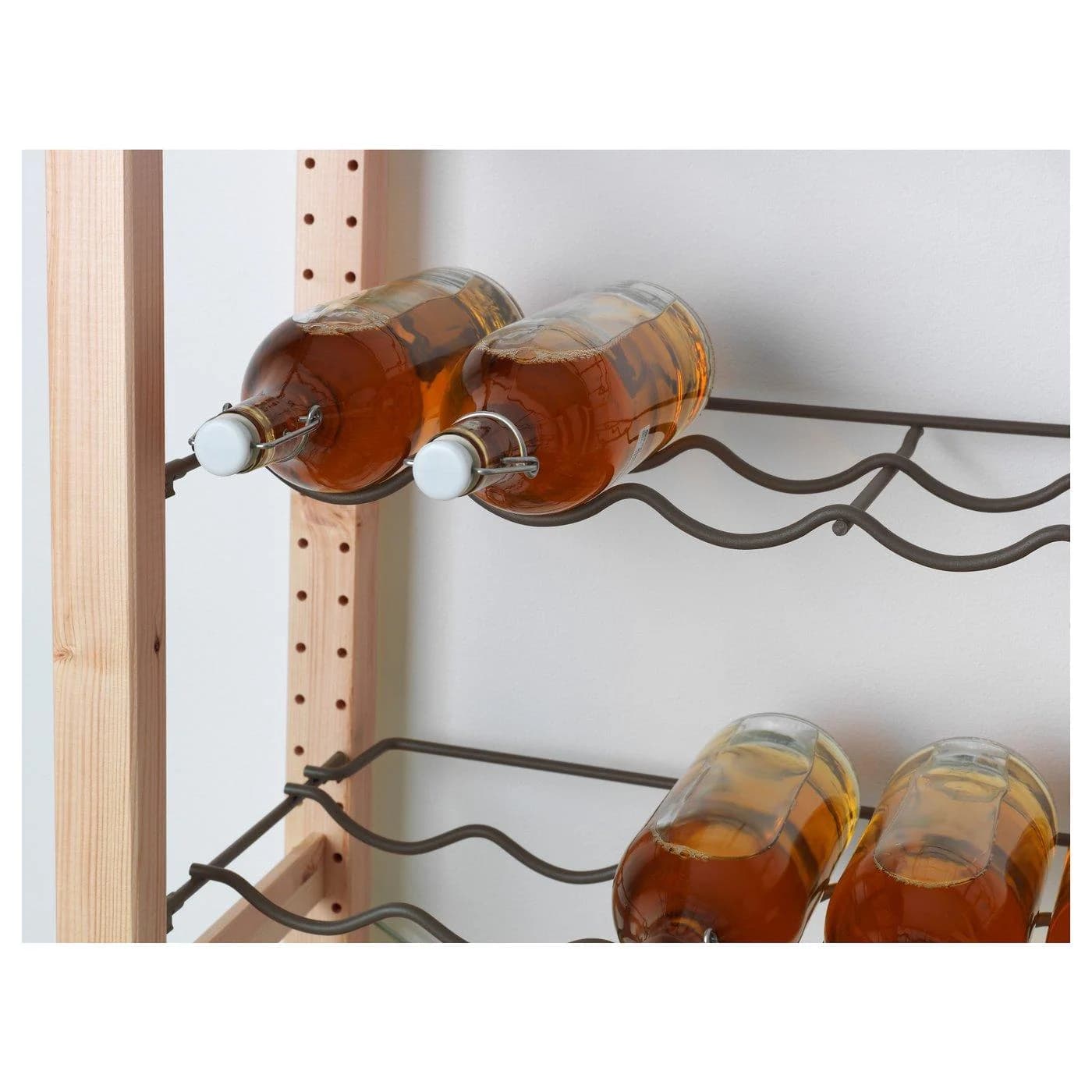 IKEA IVAR Flaschenbord Grau