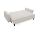 Goldstoff Schlafsofa Cordstoff LUX 225 cm mit Schlaffunktion und Bettkasten Bild 3