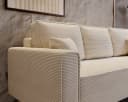 Goldstoff Schlafsofa Cordstoff LUX 225 cm mit Schlaffunktion und Bettkasten Bild 5