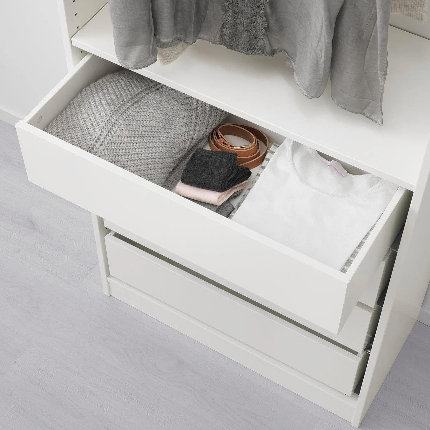 IKEA KOMPLEMENT Schublade Weiß für PAX Kleiderschrank