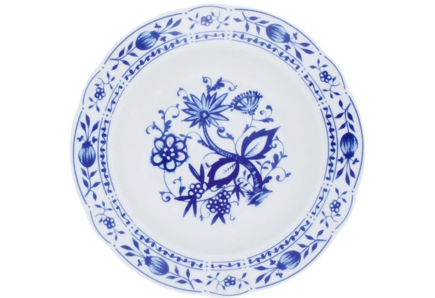 KAHLA Suppenteller Zwiebelmuster Blau 22 cm