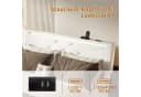 ADWOLT Polsterbett 160x200 mit LED, Ladefunktion & Bettkasten Beige Bild 3