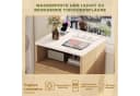 ADWOLT Nachttisch Set 2er mit Schubladen, Ladestation & LED Bild 1