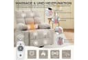 BRTHORY Relaxsessel Massagesessel 8-Punkt-Vibration Beige Bild 4